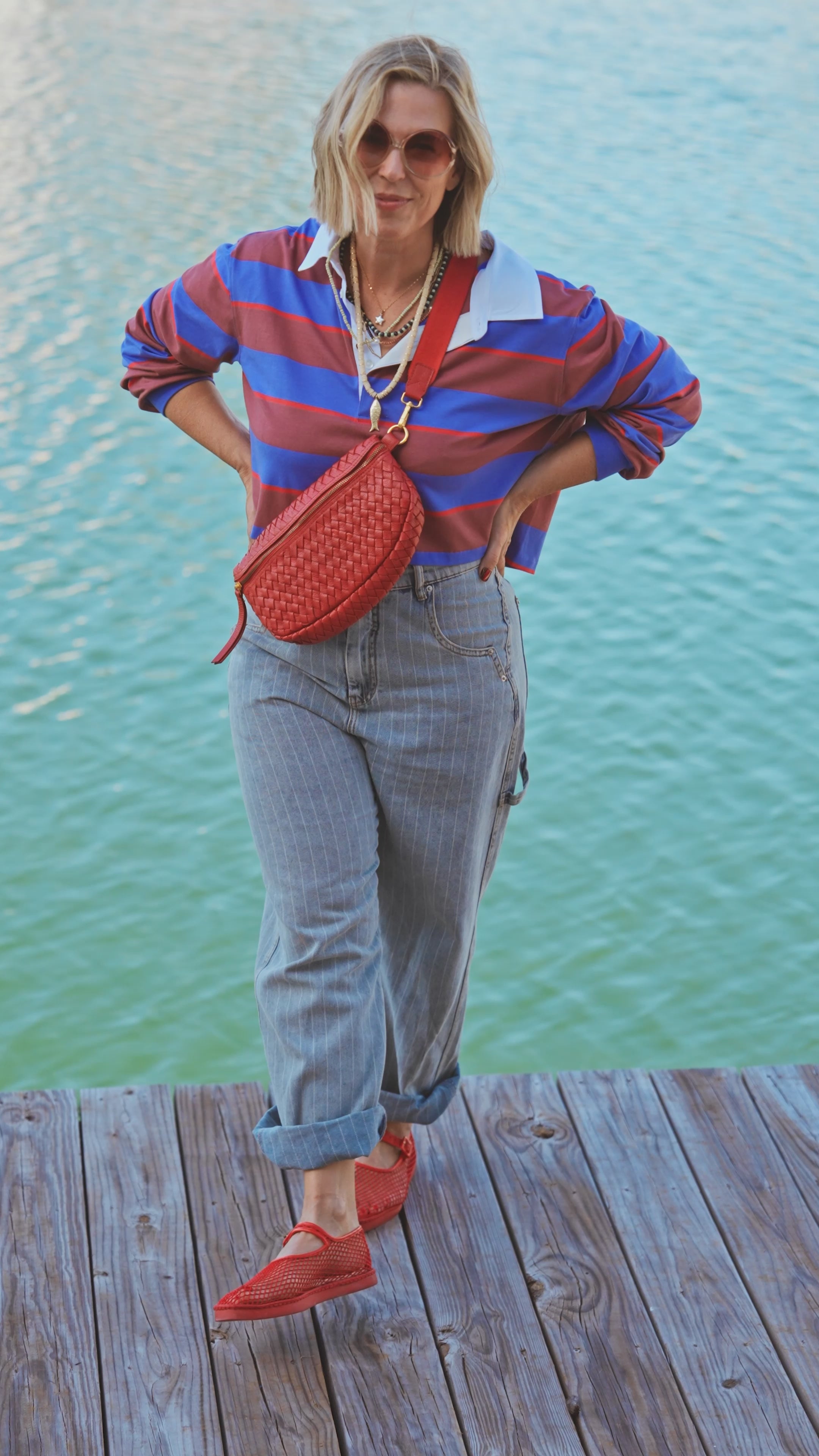 Essential Crossbody Woven Leather | Noonday | Cross Body Bags
