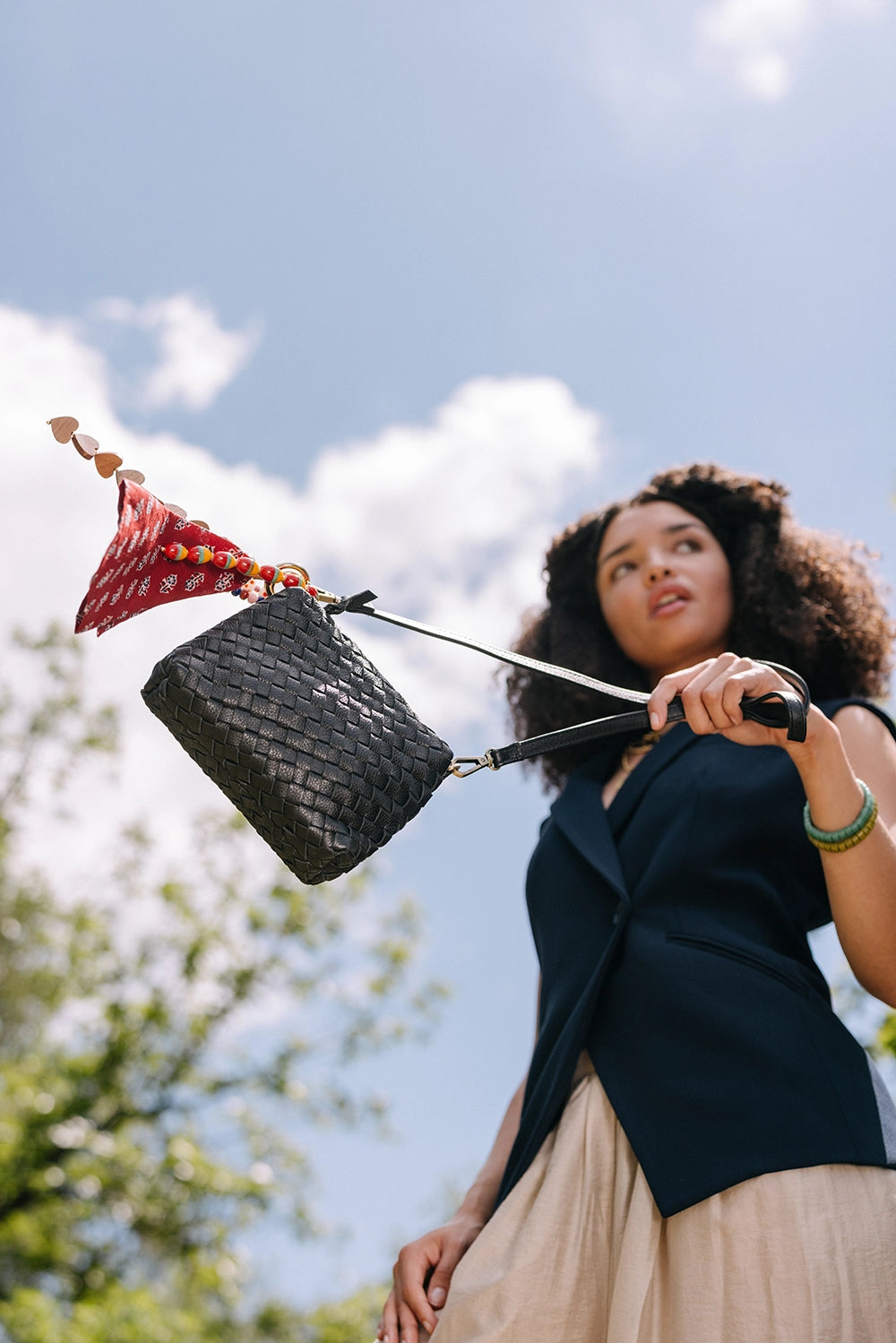 Essential Mini Woven Leather - HANDBAGS