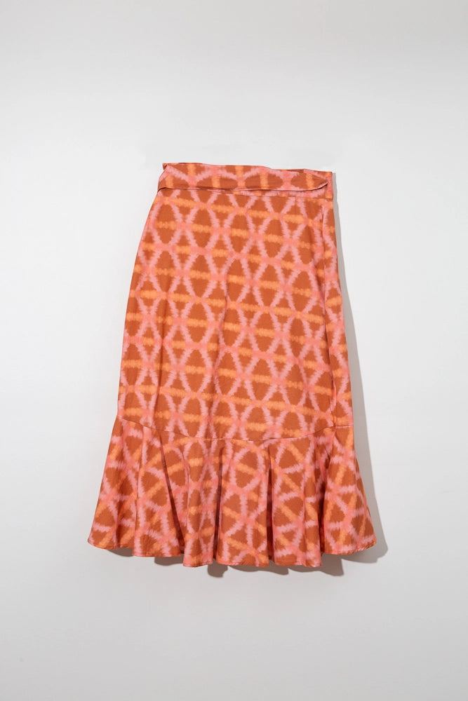 Ruffle Wrap Skirt, Munni Sunset