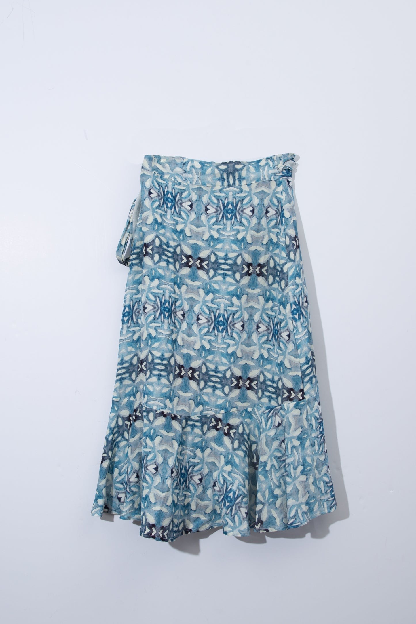 Ruffle Wrap Skirt, Santorini