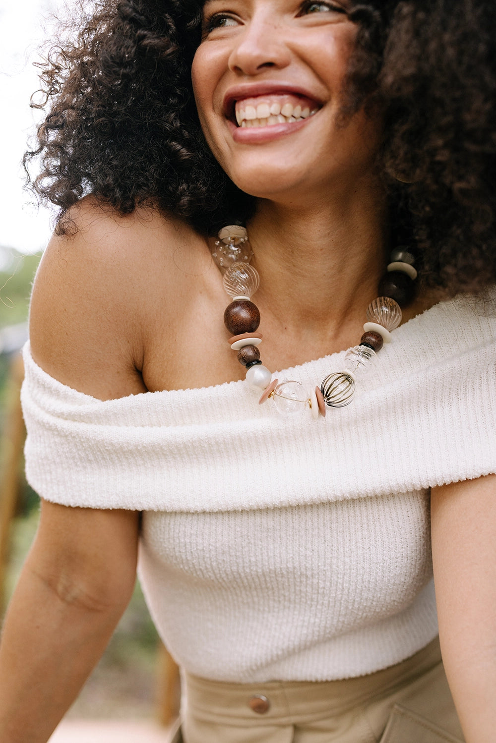 Shanti Glass Blown Necklace - NECKLACES