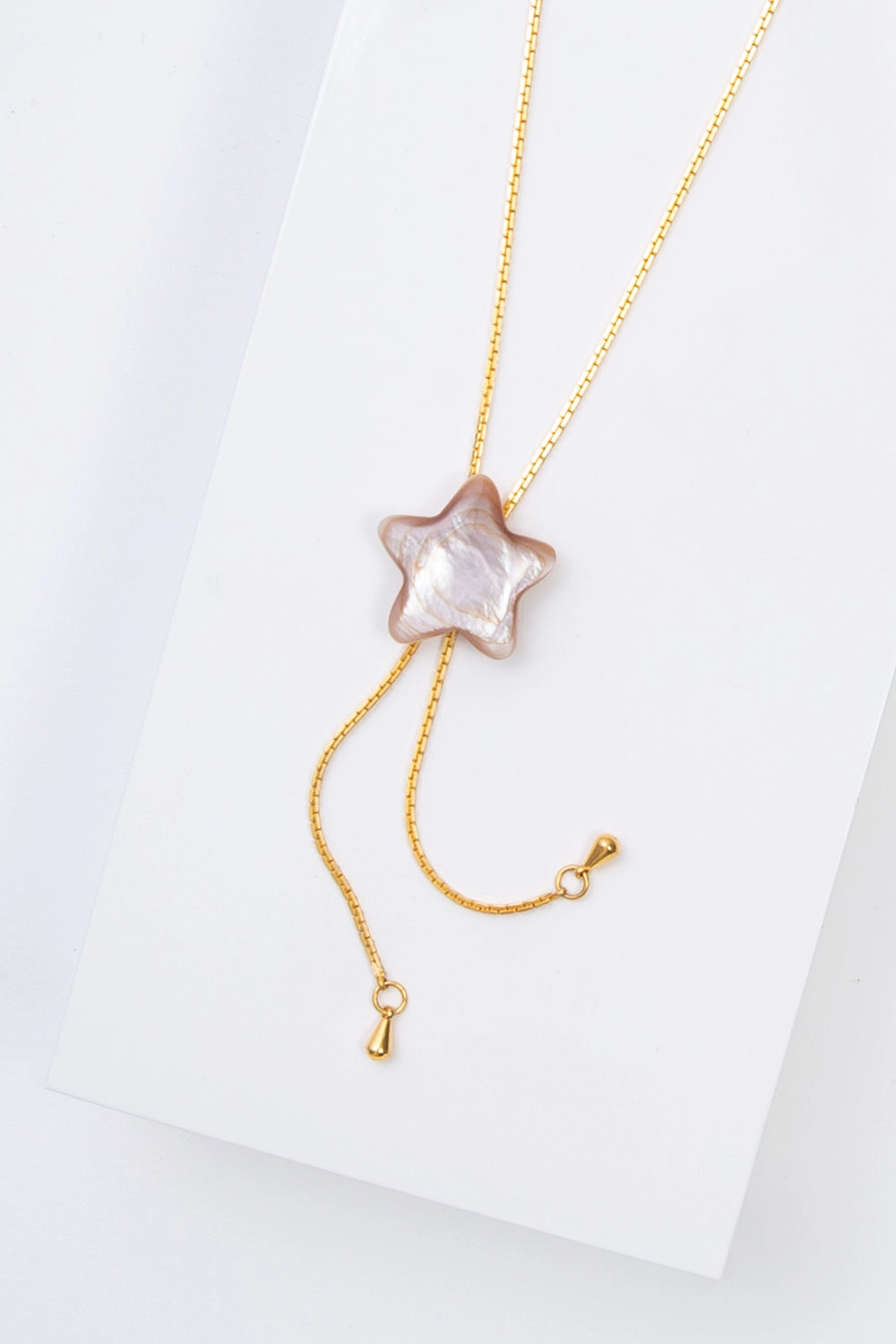 Stella Pearl Lariat - NECKLACES